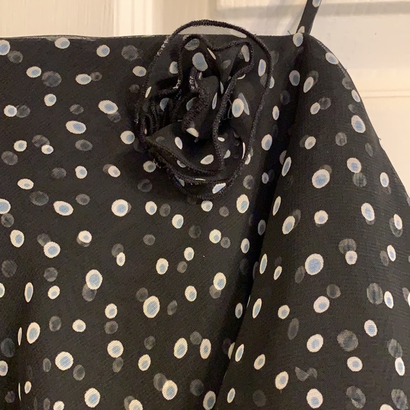 🌞3/$20 Dotted Spaghetti Strap Blouse - Picture 2 of 8